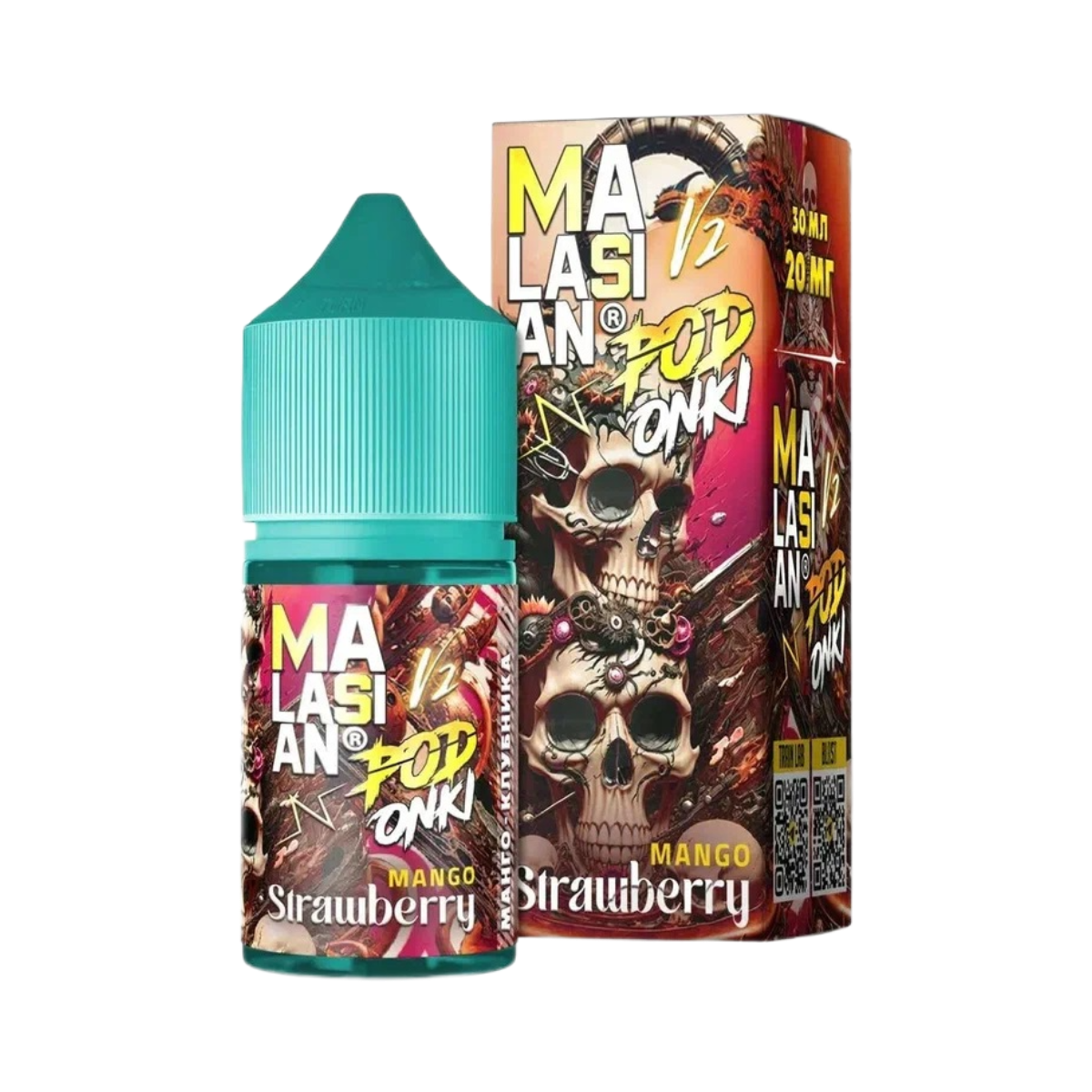 POD ONKI MALASIAN V2 Манго клубника 30мл.20мг.