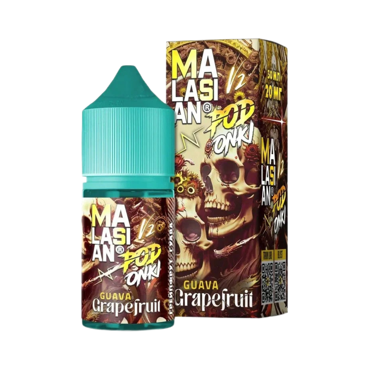 POD ONKI MALASIAN V2 Грейпфрут гуава 30мл.20мг.