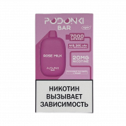 POD ONKI BAR 7000 Малиновый милкшейк с розой 2%
