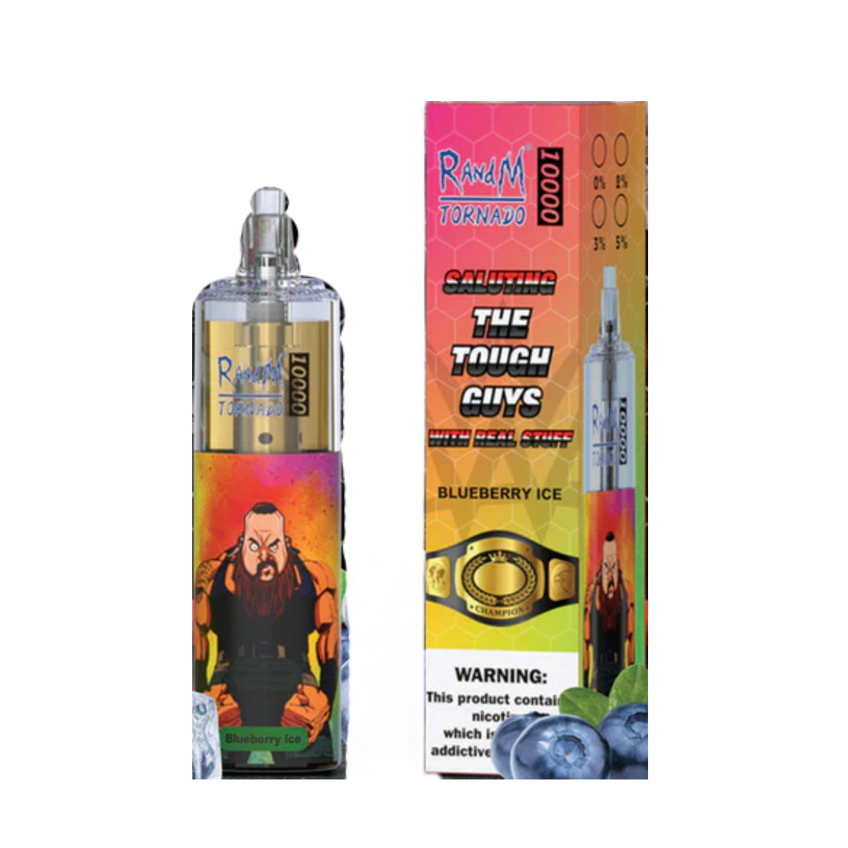 R AND M Tornado 10000 Ледяная черника 2%