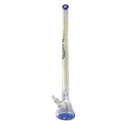 Бонг TVC стекло 90 см прозрачный рисунок цветное горло