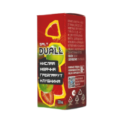 DUALL SALT hard Кислая жвачка грейпфрут клубника 30мл.20мг.