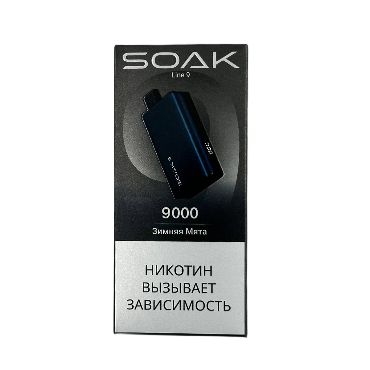 SOAK 9 LINE 9000 Зимняя мята 2%