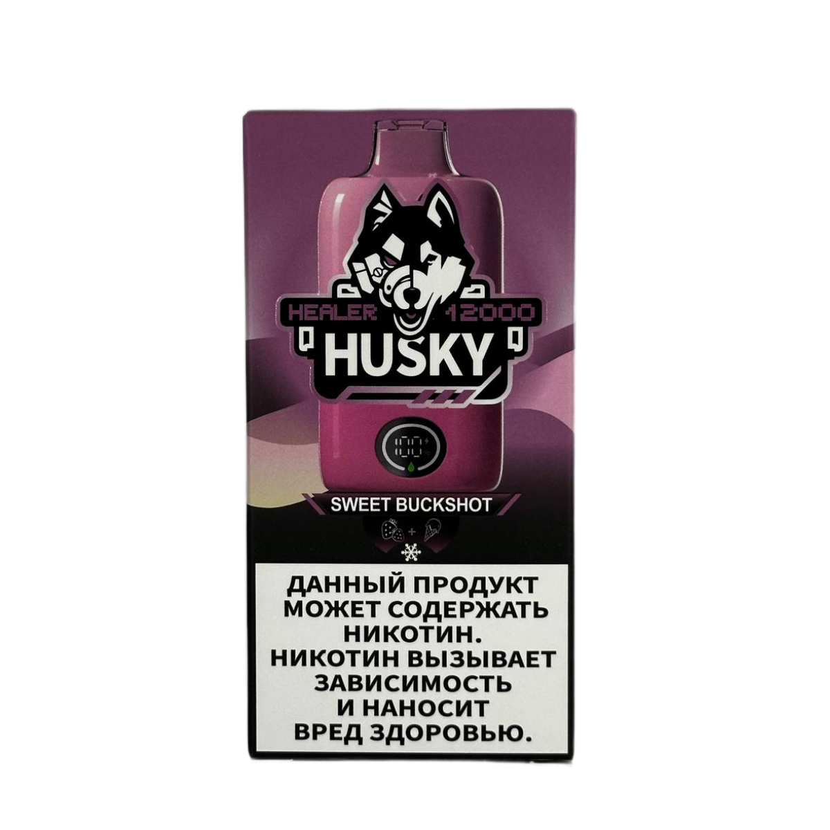 HUSKY HEALER 12000 Клубничное мороженое 2%
