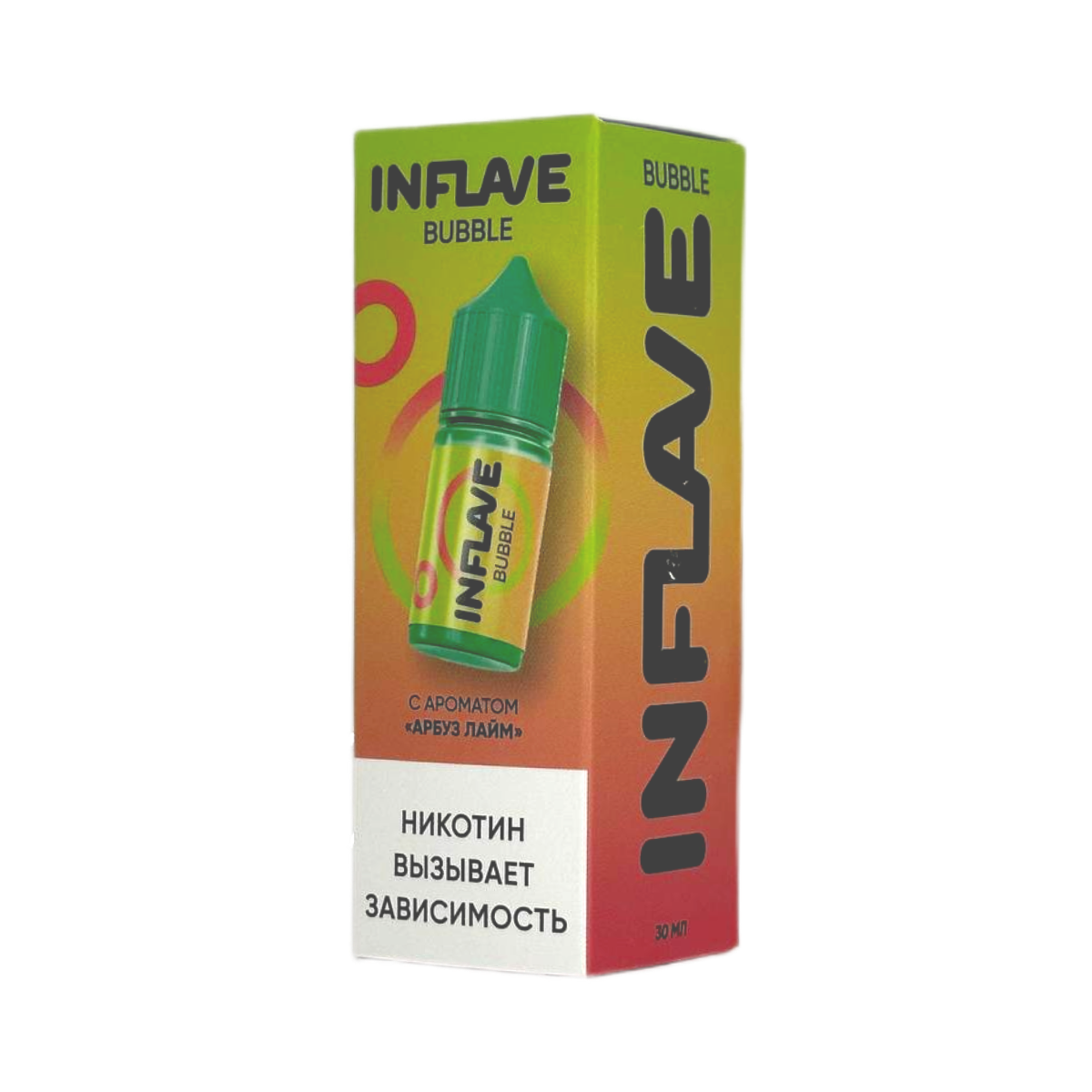 INFLAVE BUBBLE Арбуз лайм 30мl. 2 %