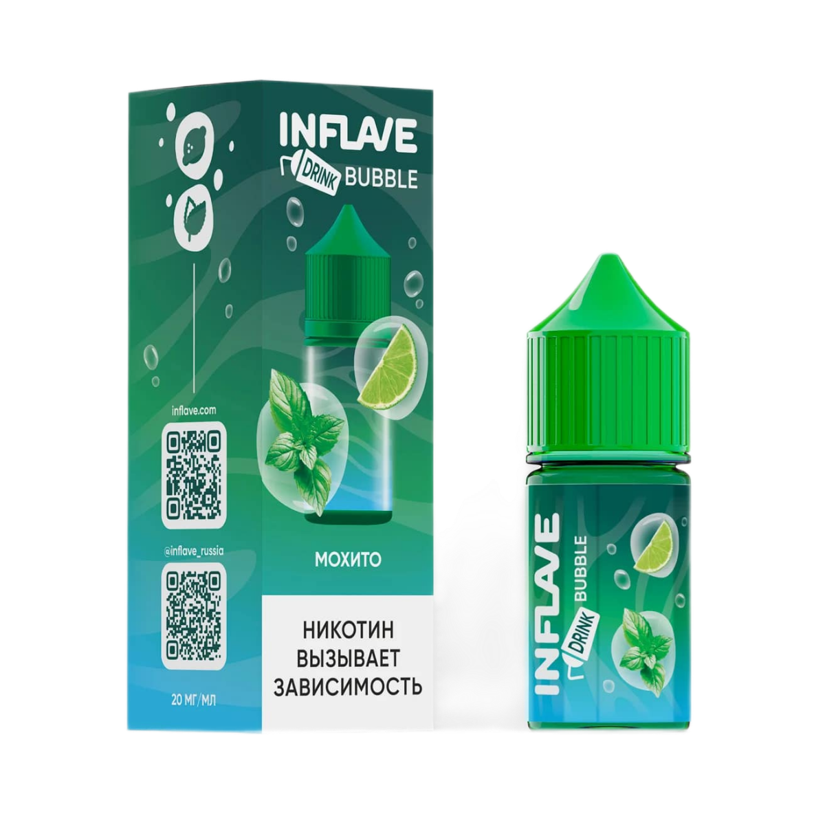 INFLAVE BUBBLE Мохито 30мl. 2%