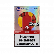 WAKA SMASH 6000 Клубника манго 2%