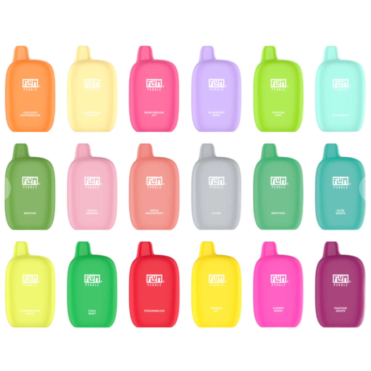 FLUM Pebble 6000 Малина арбуз лимон 2%