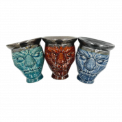 Кальянная чашка TVC керамическая демон цветной