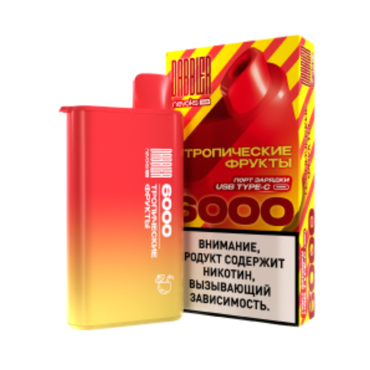 BRUSKO DABBLER 6000 Тропические фрукты 2%