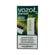 VOZOL STAR 12000 Кислое яблоко со льдом 2%