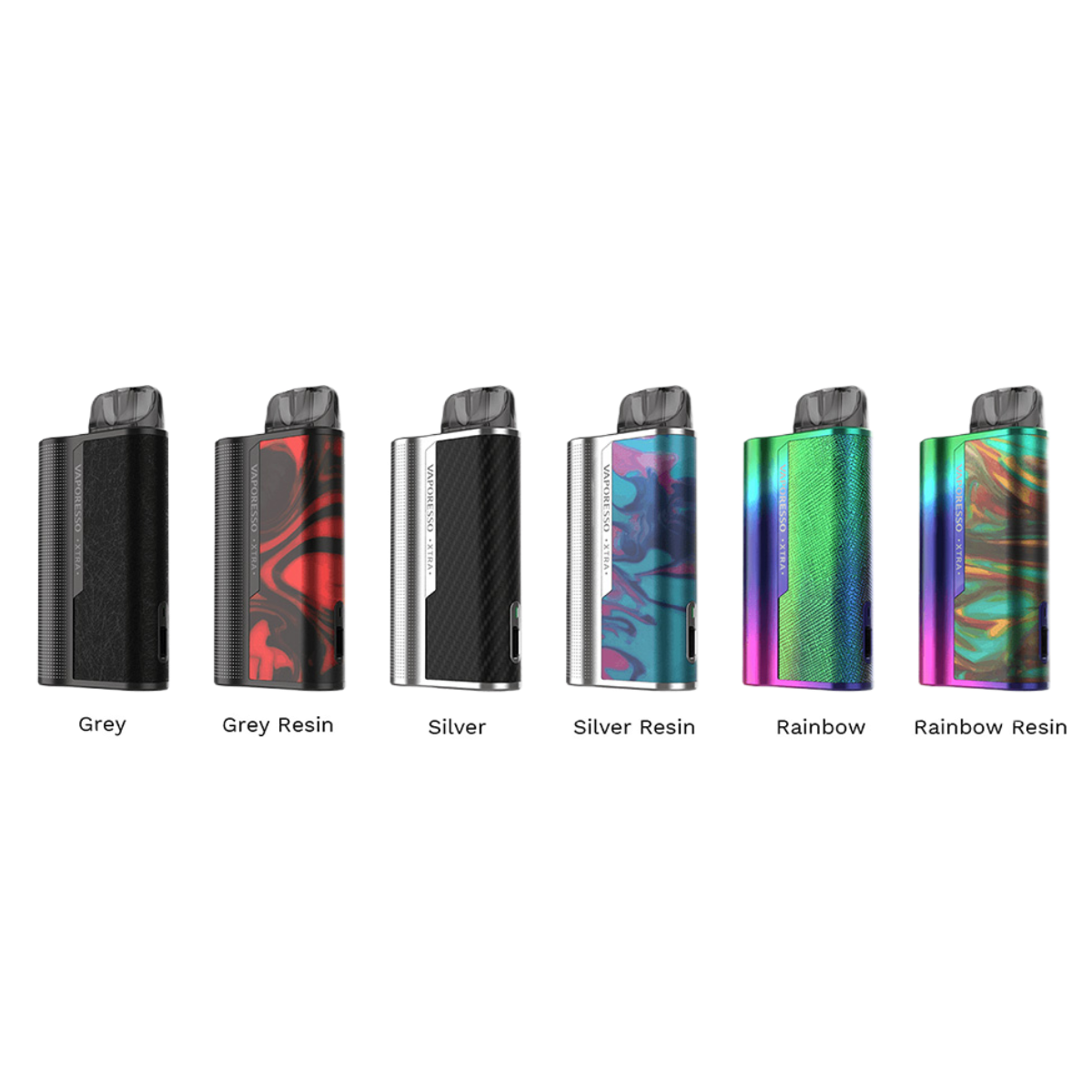 Vaporesso XTRA 900mAh 2ml Pod Kit VRR-0021F Rainbow Resin