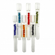 Трубка TVC пипетка толстая с кристаллами L10.5см/D1.2см