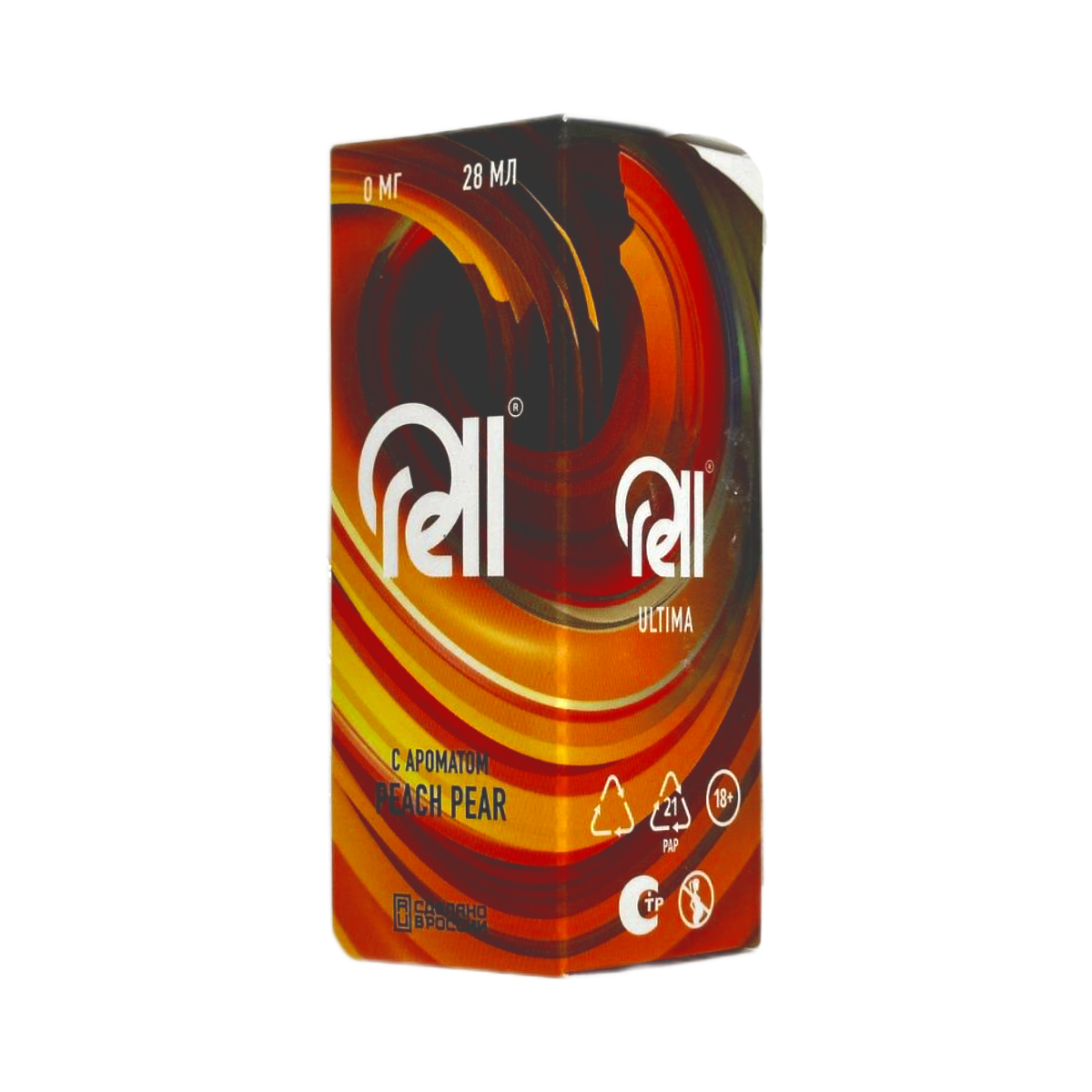 RELL ULTIMA + Nicobooster б/никотина Персик груша 30мл.0мг.