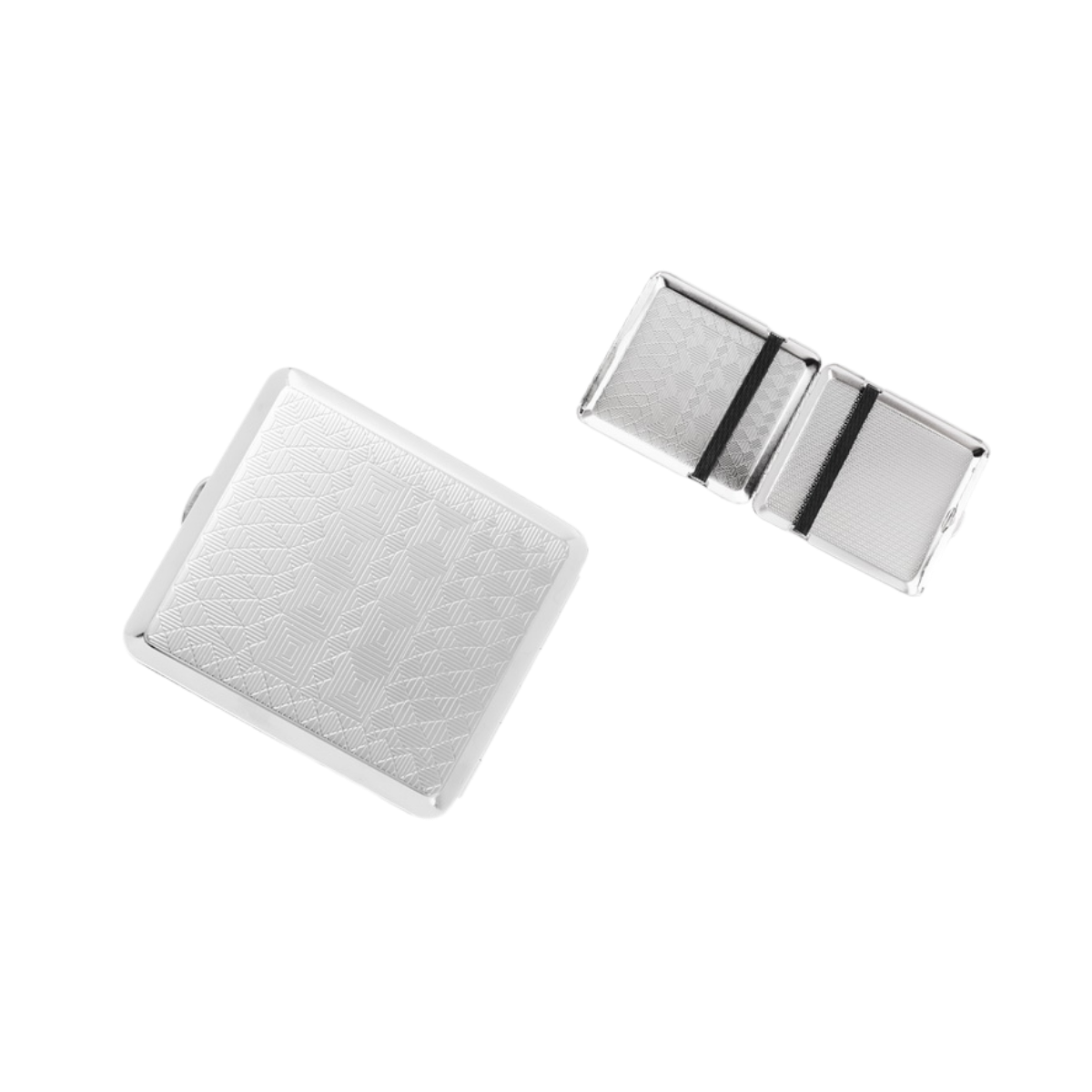 800027 Портсигар ANGELO д/18 сиг, хром