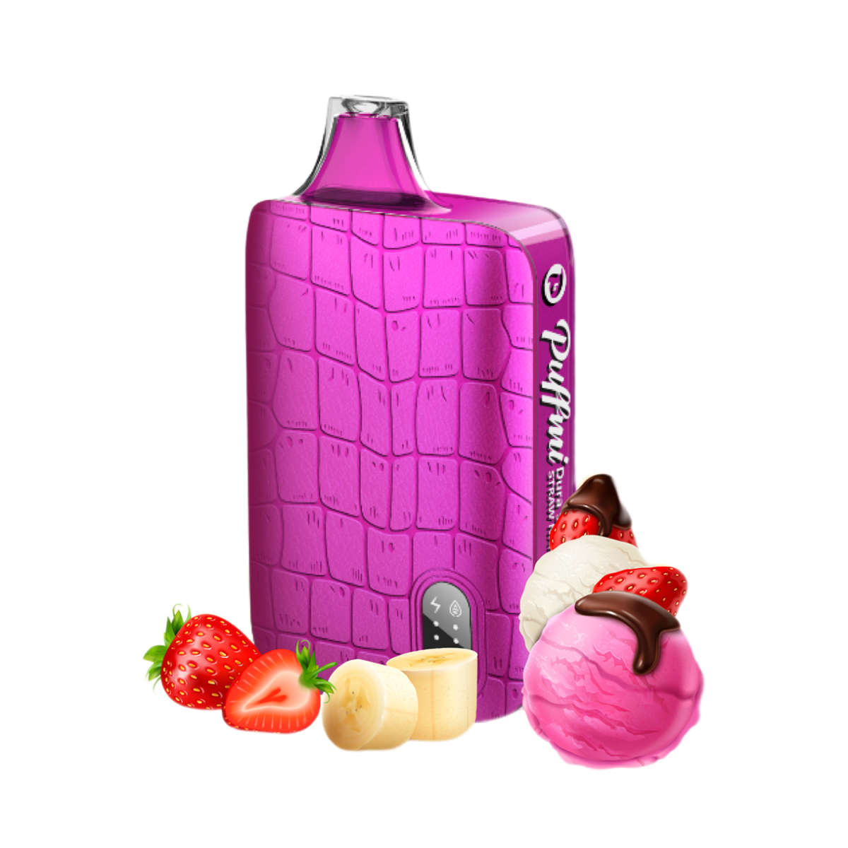 PUFFMI DURA V2 9000 Hard Клубнично банановое мороженое 2%