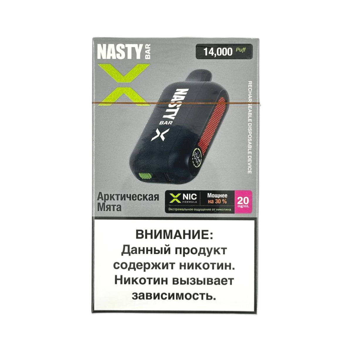 NASTY BAR X D14Ki 14000 Арктическая мята 2%