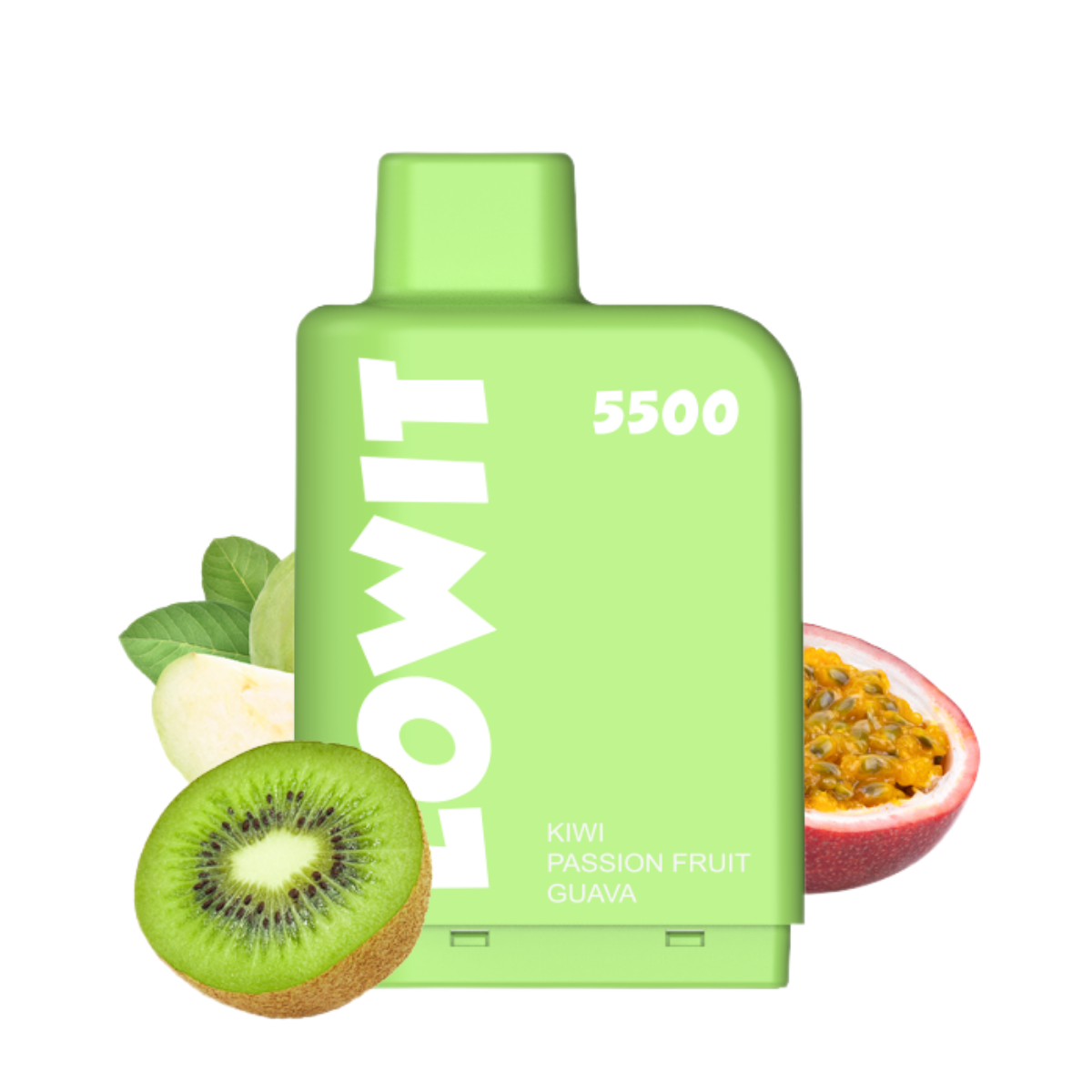 Картридж ELFBAR LOWIT 5500 Киви маракуйя гуава 12мл 2%