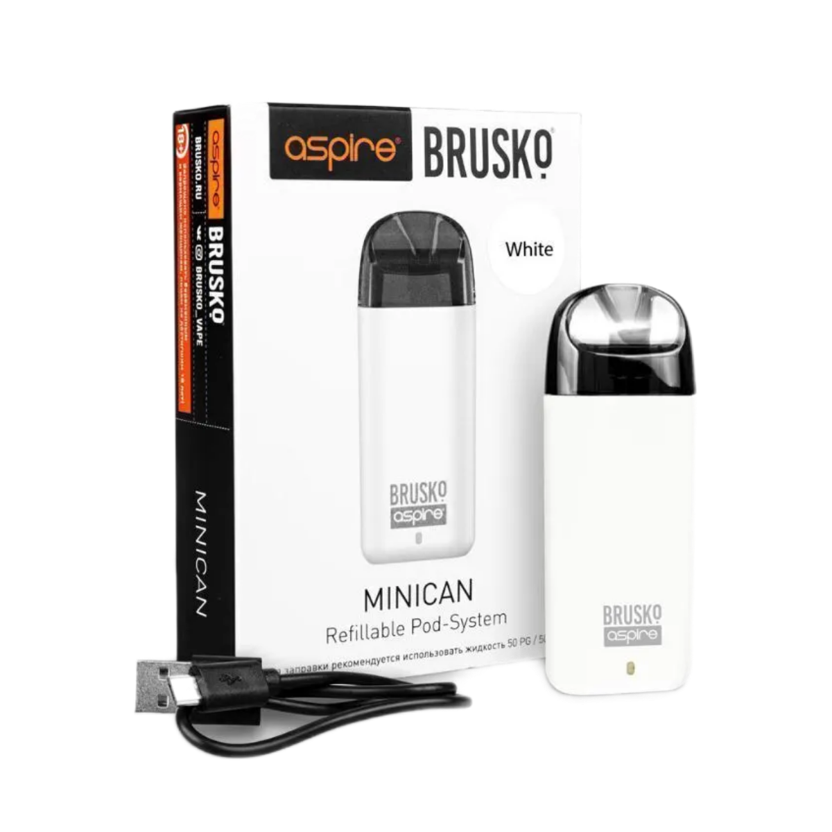 BRUSKO MINICAN 350mAh Белый