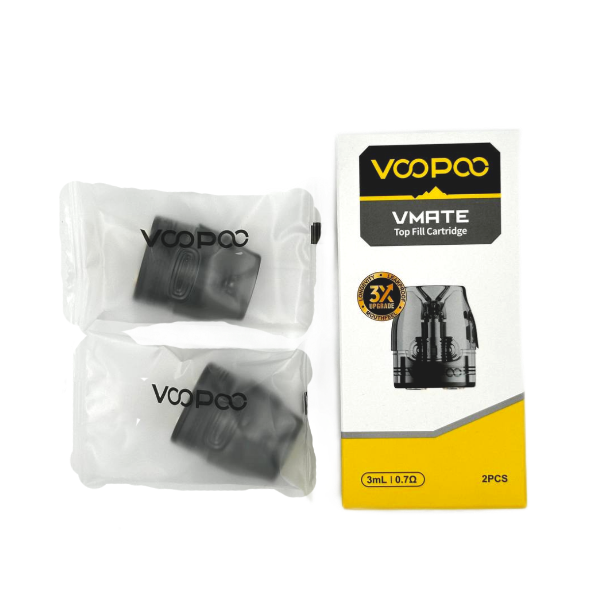 VOOPOO VMATE Top Fill / V.THRU Pro 0.7ohm 3ml  (в упак. 2 шт.)