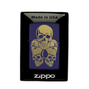 ZIPPO/48783 покр.Purple Matte, лат/сталь, фиолетовая