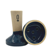 Кальянная чашка керамическая ОБЛАКО TRIO Black синий