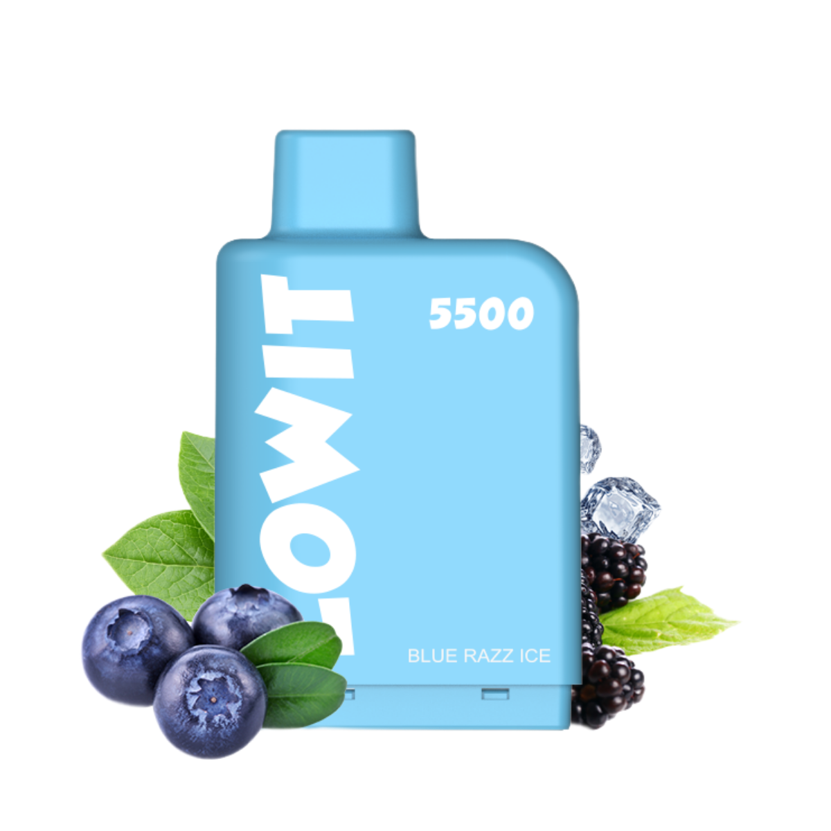 Картридж ELFBAR LOWIT 5500 Голубика малина лед 12мл 2%