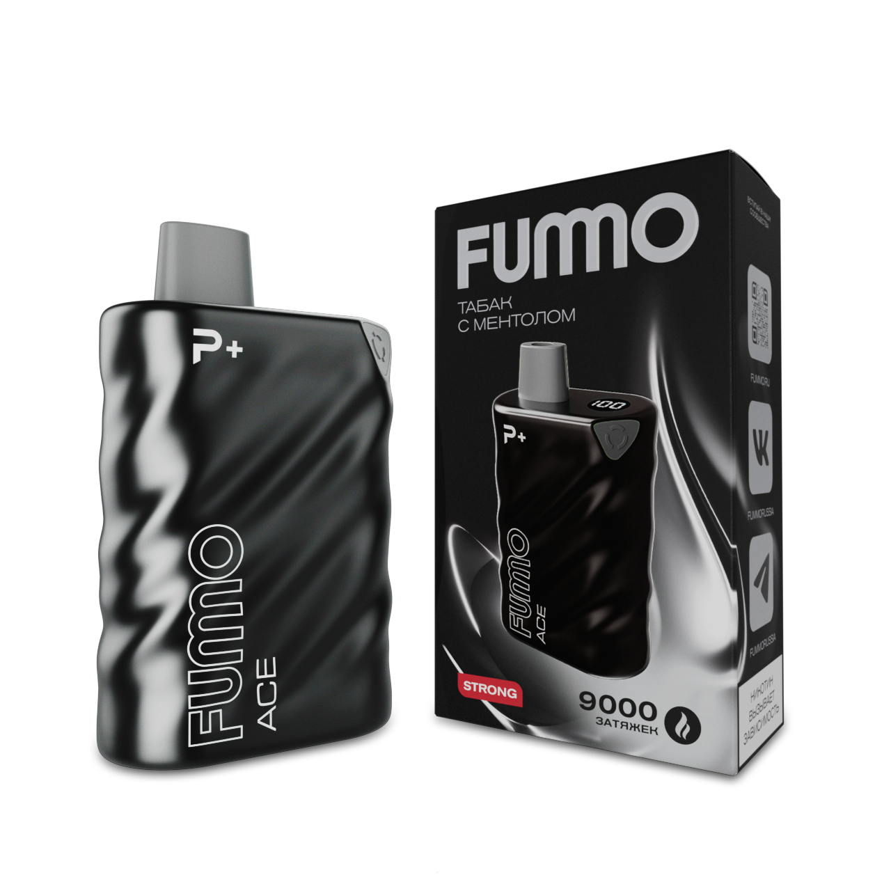 FUMMO ACE 9000 Табак с ментолом 2%