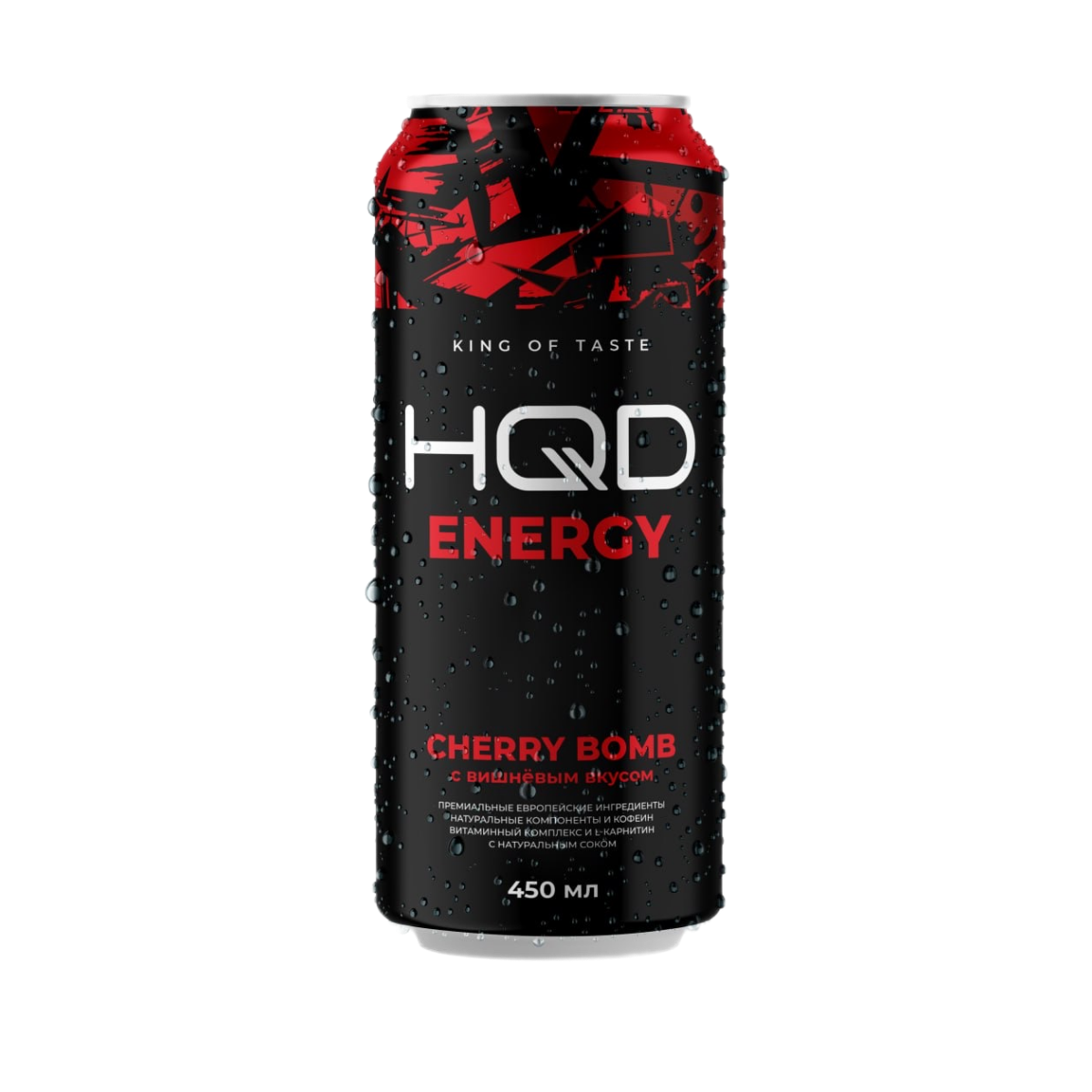 Напиток HQD Energy Cherry Bomb / Чери бомб (0,45 л)