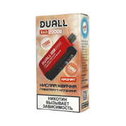 DUALL BAR 12000 Кислая жвачка грейпфрут клубника 2%