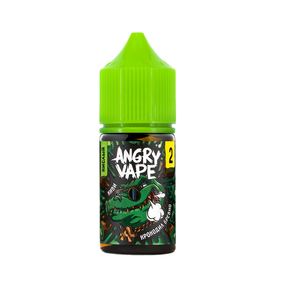 Angry Vape Salt Крокодил Бревно (киви) 30мл 2%