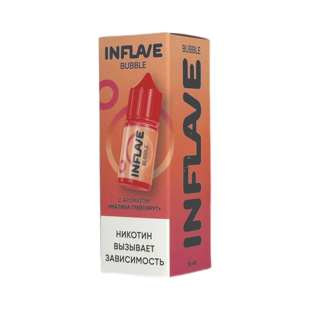 INFLAVE BUBBLE Малина грейпфрут 30мl. 2 %