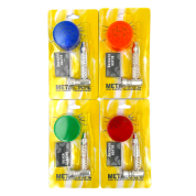 Трубка Блистер TVC металл с гриндером и сеткой Металл L7/D3 см.