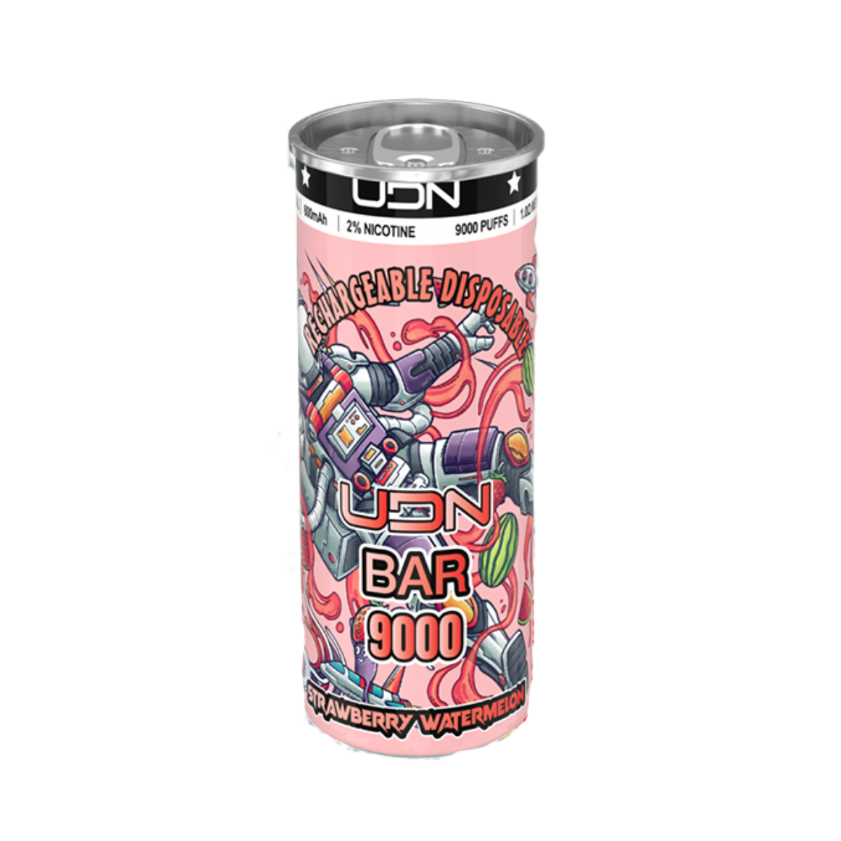 UDN BAR 9000 Клубника арбуз 2%