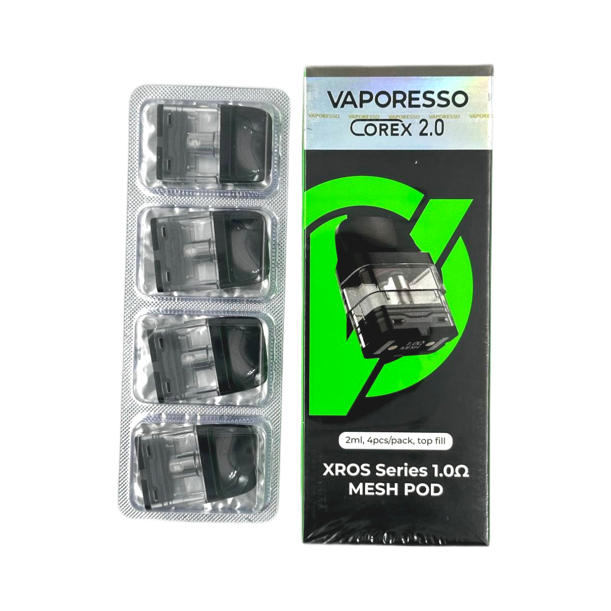 VAPORESSO XROS 1.0ohm 2ml COREX 2.0 Pod  (в упак. 4 шт.)