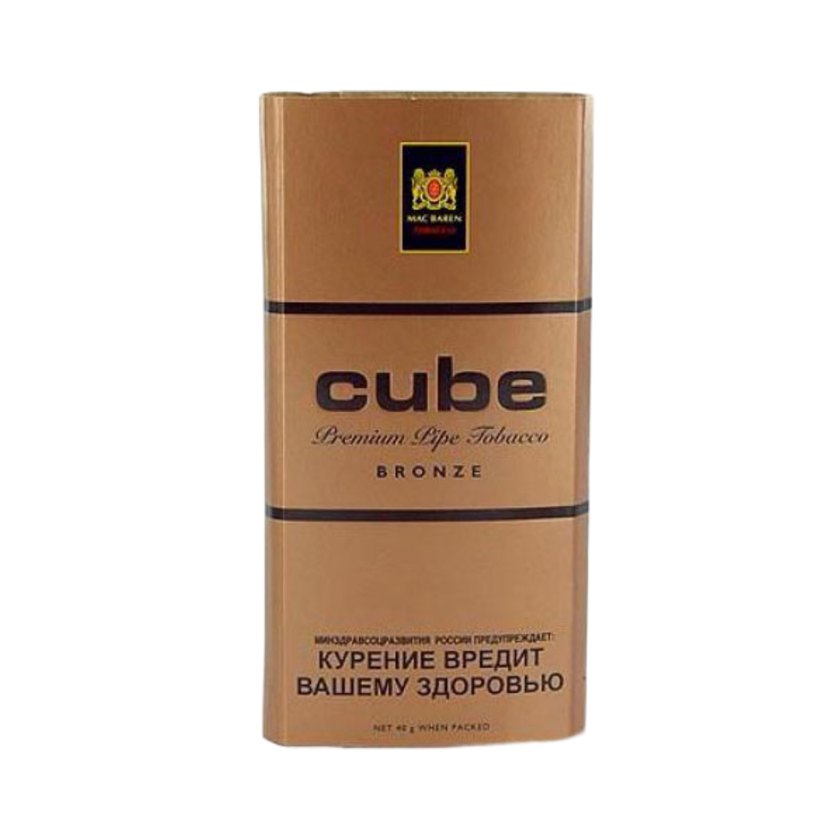 ТАБАК труб. M.B. CUBE BRONZE 40гр.
