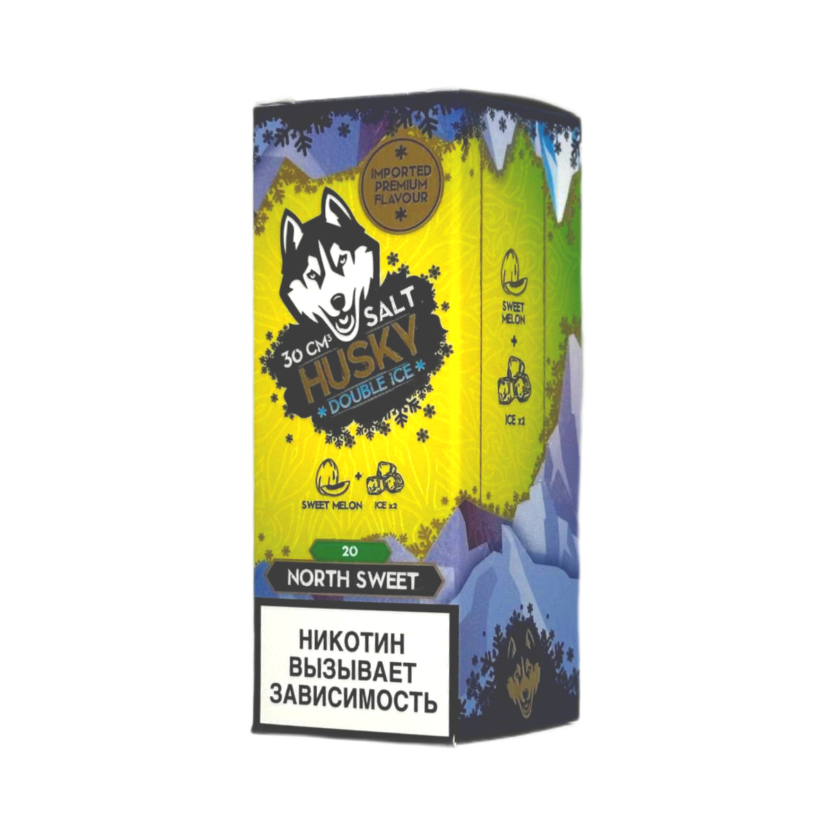 HUSKY SALT double  ICE Ледяная дыня 30мл.20мг.