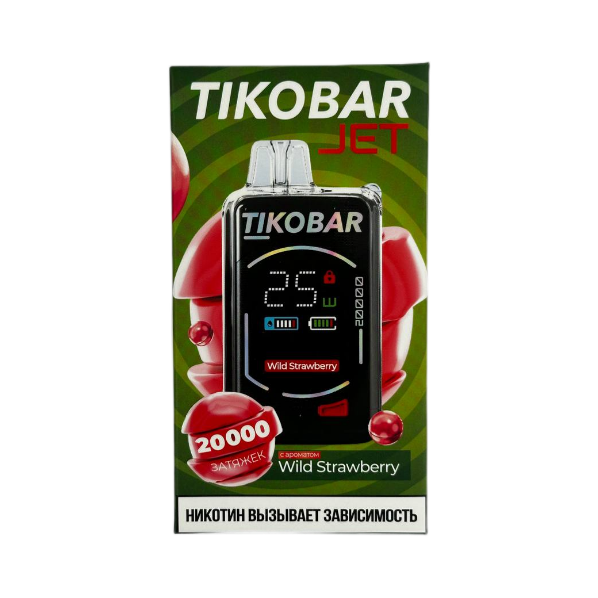 TIKOBAR JET 20000 Земляника 2%