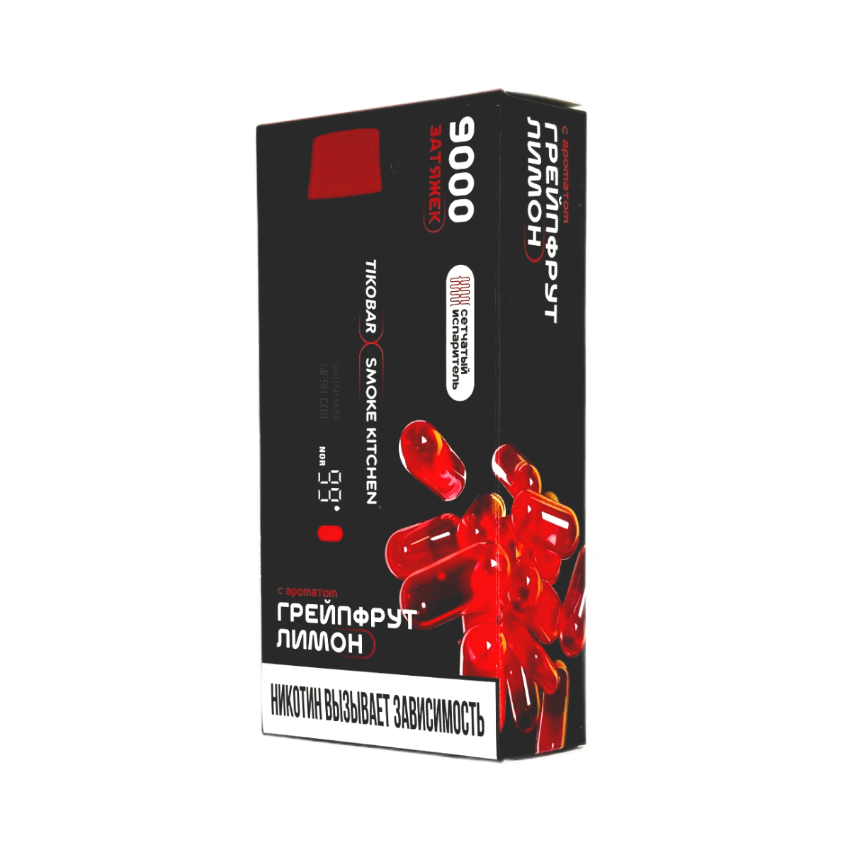 TIKOBAR SOLOx SMOKE KITCHEN 9000 Грейпфрут лимон 2%