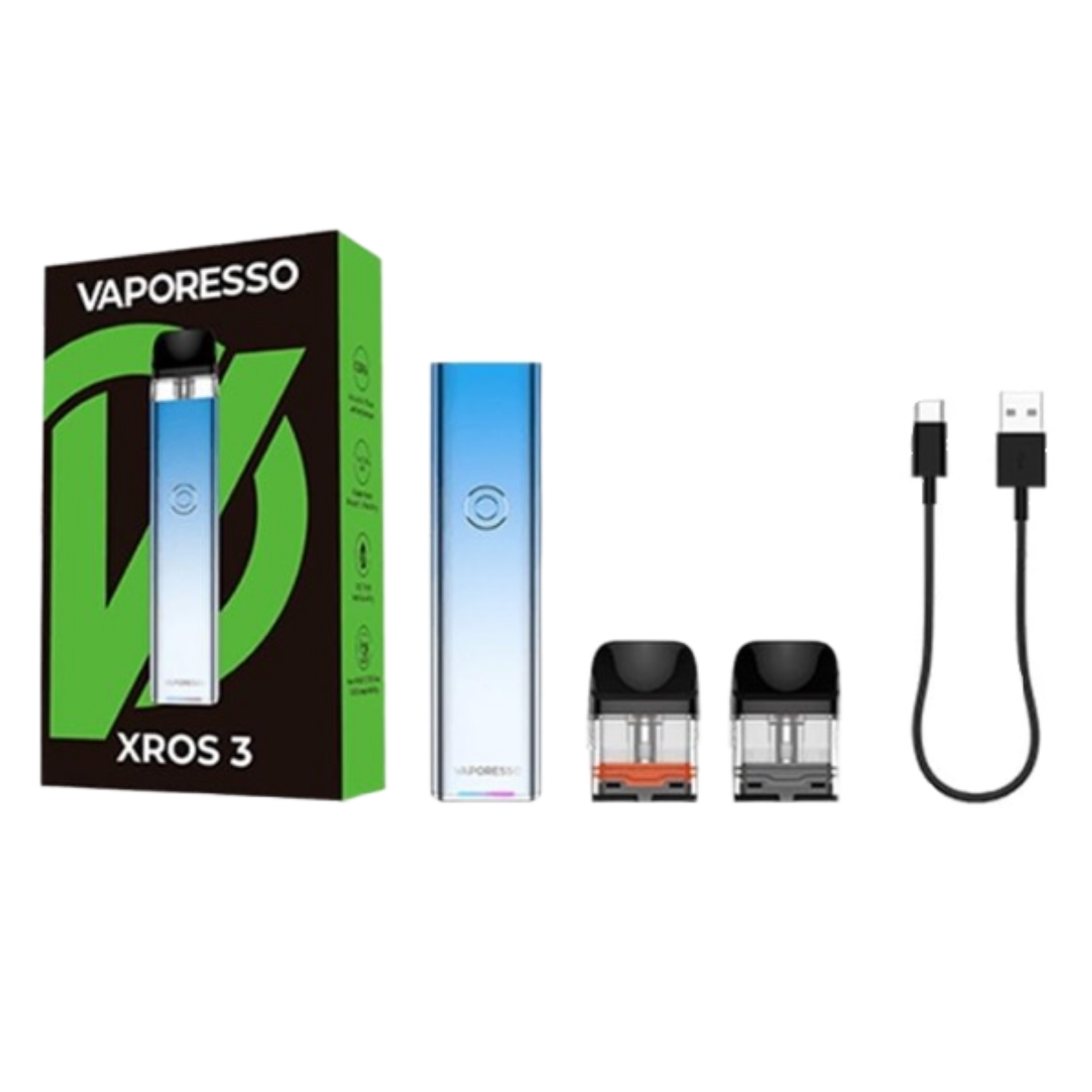 Vaporesso XROS 3 Pod 1000mAh Kit Royal Gold VRR-0089H