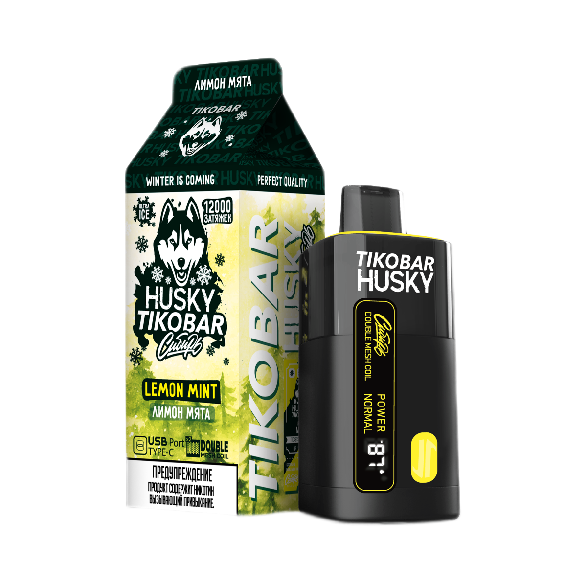 TIKOBAR HUSKY СИБИРЬ 12000 Лимон мята 2%