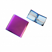 800026 Портсигар ANGELO д/18 сиг, радужный