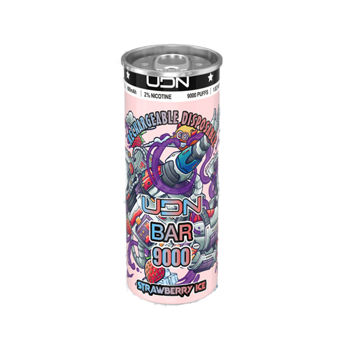 UDN BAR 9000 Ледяная клубника 2%