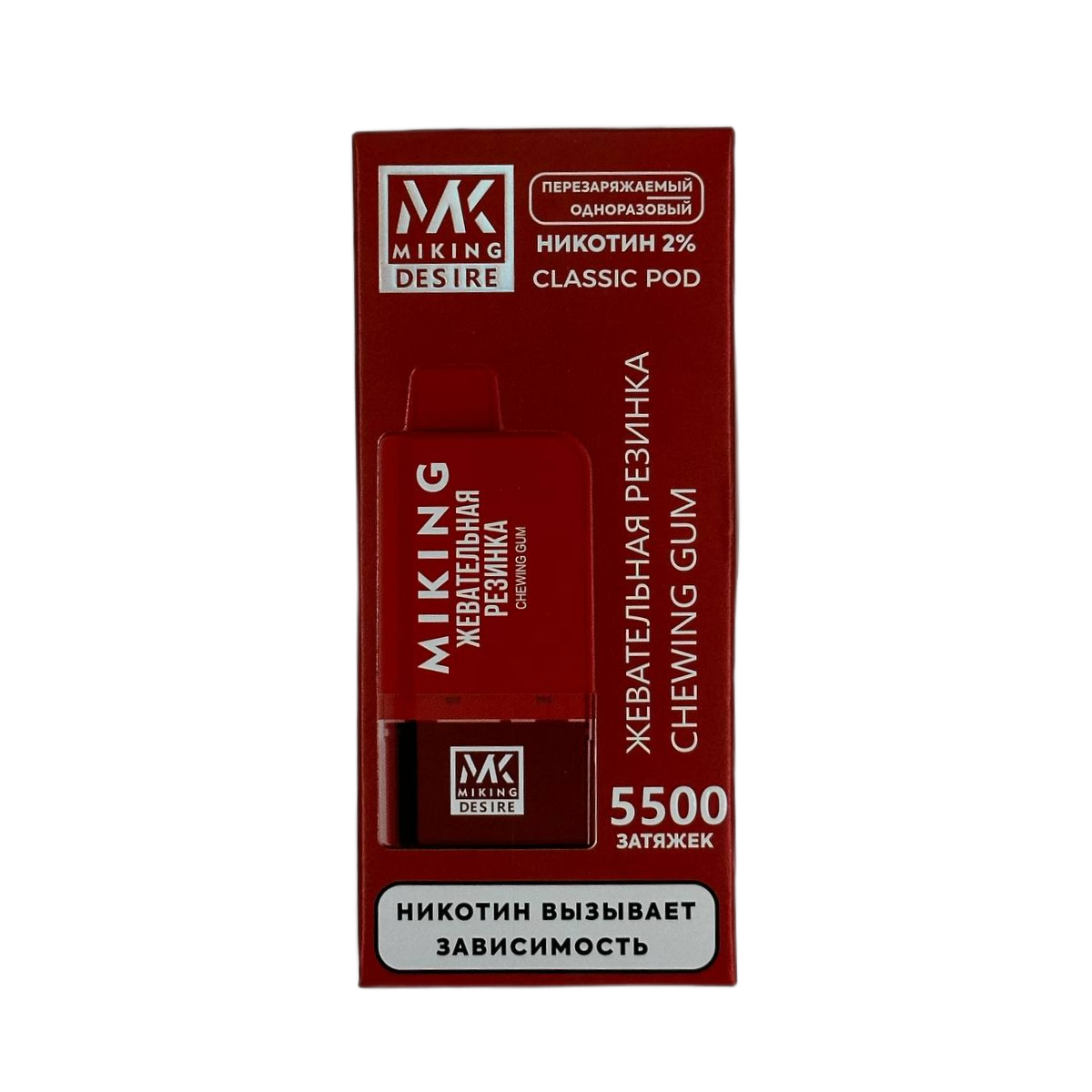 MIKING DESIRE + картр. 5500 зат. Жевательная резинка 2%