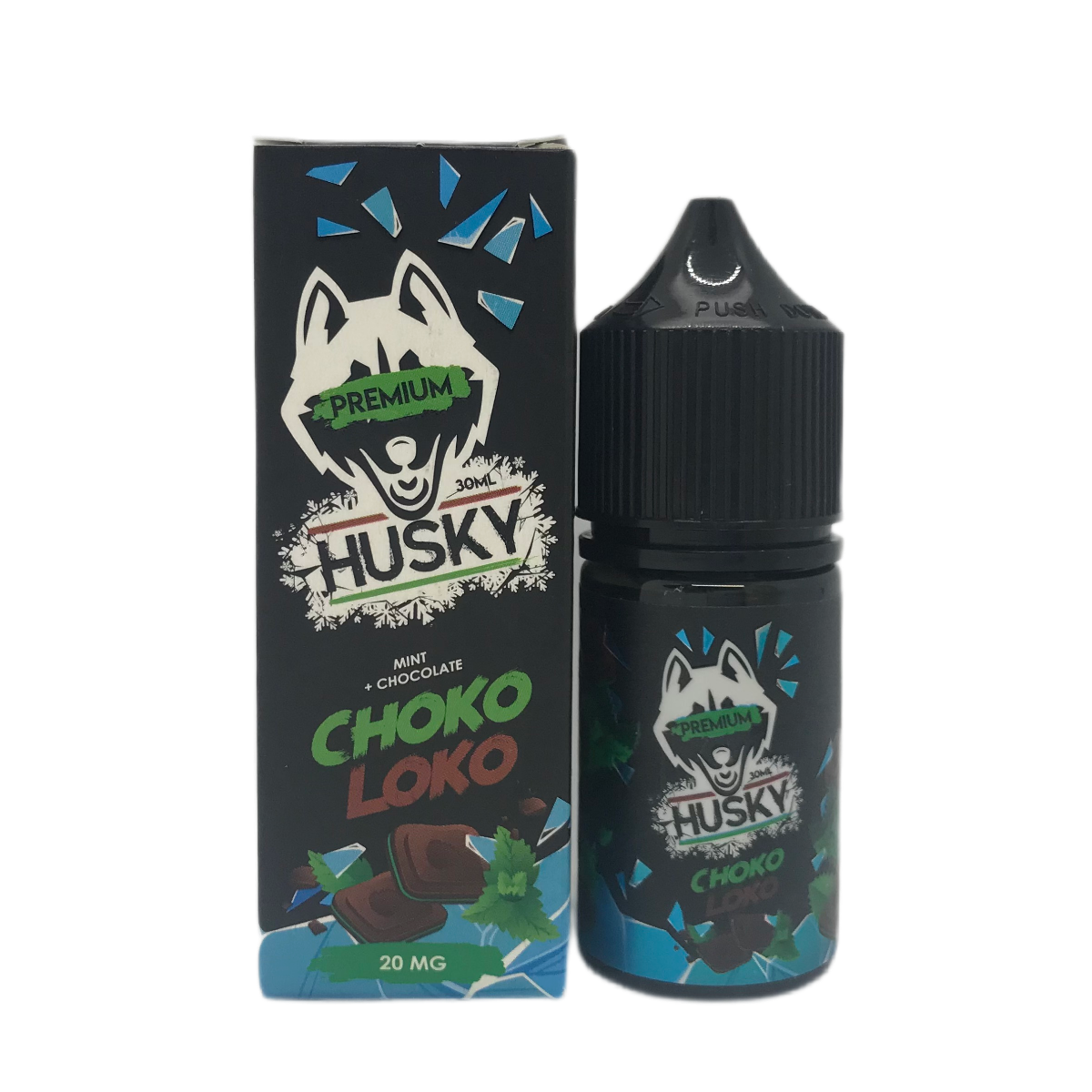 HUSKY Premium Тёмный шоколад ледяная перечная мята 30 мл 2%