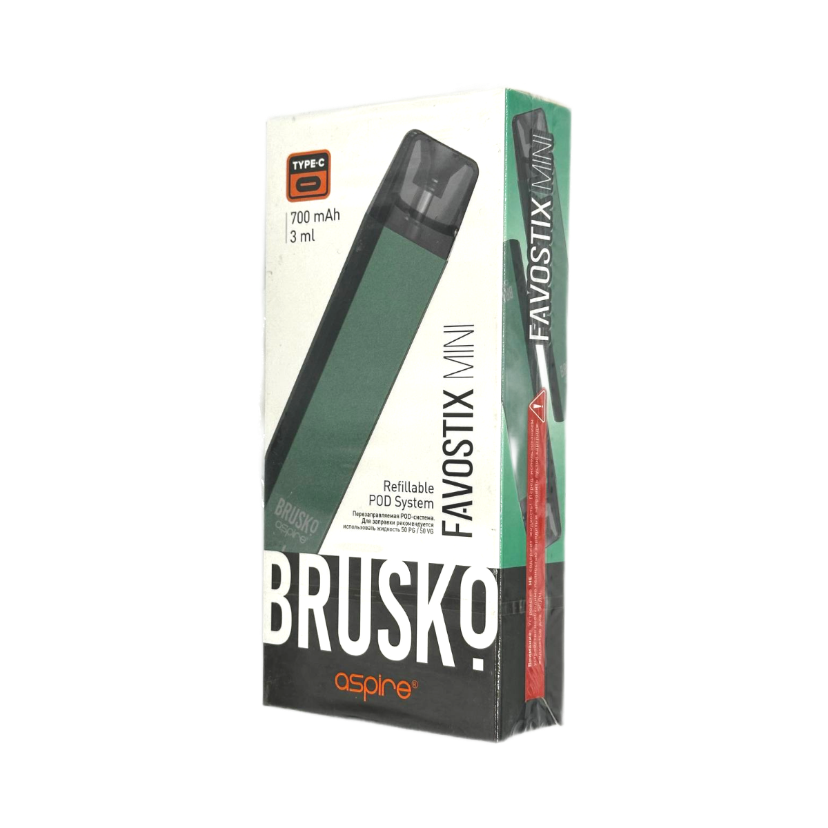 BRUSKO FAVOSTIX MINI 700 mAh Зеленый