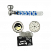 Трубка Блистер TVC с гриндером/ с сеткой Amsterdam L9.5см/D3см