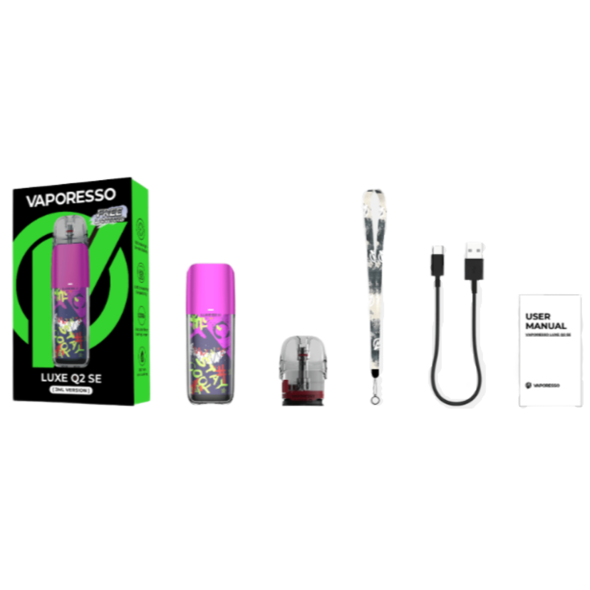 Vaporesso LUXE Q2 SE 1000mAh Pearl White VRR-0096D