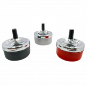 Пепельница TVC металл цветная матовая /крутящий элемент D9.5см.