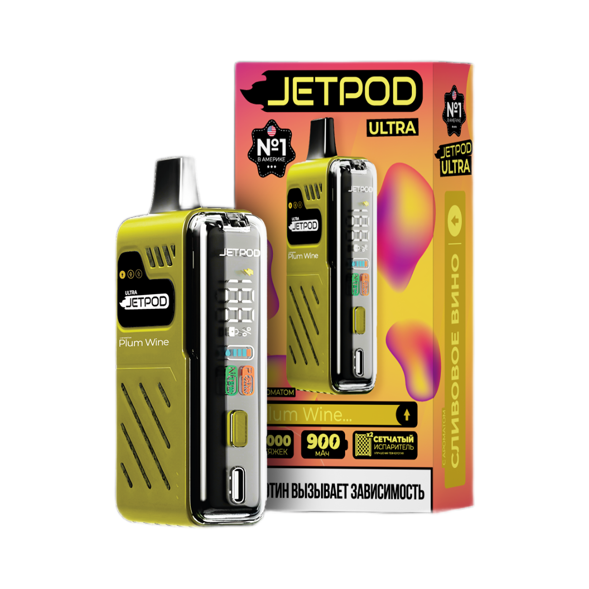 JETPOD ULTRA 14000 Сливовое вино 2%